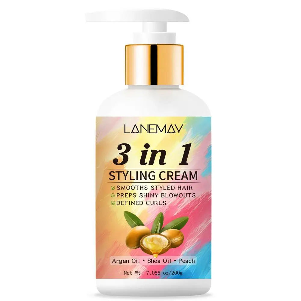 Curl Defining Cream Moisturizing Anti-Frizz Long-lasting Hair Styling Lotion Repair Damaged Hair Quality Smooth Hair Care